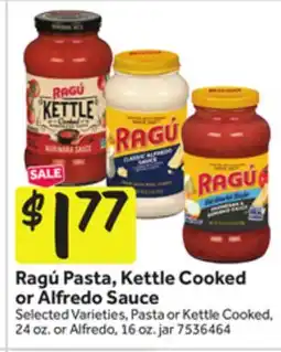 Stop&Shop Ragú Pasta, Kettle Cooked or Alfredo Sauce offer