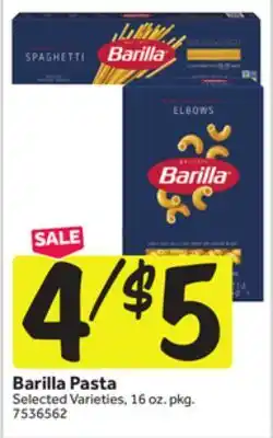 Stop&Shop Barilla Pasta offer