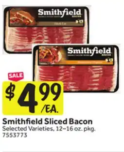 Stop&Shop Smithfield Sliced Bacon offer