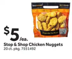 Stop&Shop Stop & Shop Chicken Nuggets offer