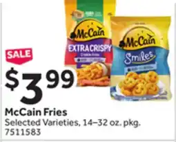 Stop&Shop McCain Fries offer