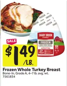 Stop&Shop Frozen Whole Turkey Breast offer