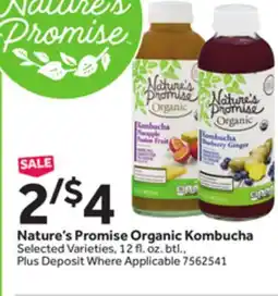 Stop&Shop Nature's Promise Organic Kombucha offer