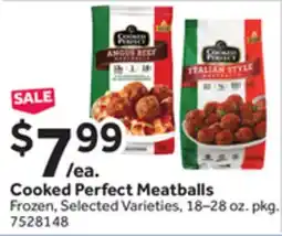 Stop&Shop Cooked Perfect Meatballs offer