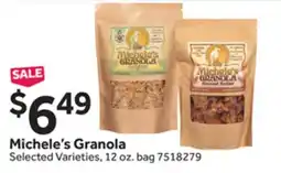 Stop&Shop Michele's Granola offer