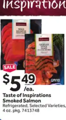 Stop&Shop Taste of Inspirations Smoked Salmon offer