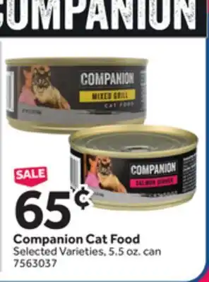 Stop&Shop Companion Cat Food offer