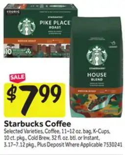 Stop&Shop Starbucks Coffee offer