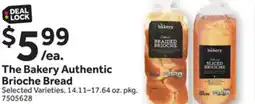 Stop&Shop The Bakery Authentic Brioche Bread offer