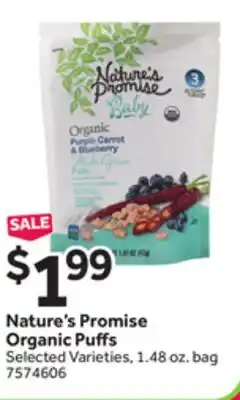 Stop&Shop Nature's Promise Organic Puffs offer