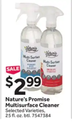 Stop&Shop Nature's Promise Multisurface Cleaner offer