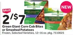 Stop&Shop Green Giant Corn Cob Bites or Smashed Potatoes offer