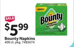 Stop&Shop Bounty Napkins offer