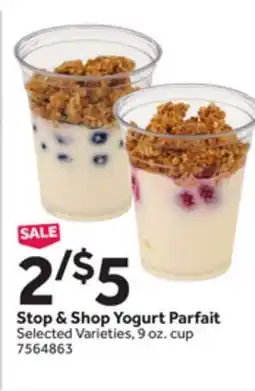 Stop&Shop Stop & Shop Yogurt Parfait offer