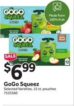 Stop&Shop GoGo Squeez offer