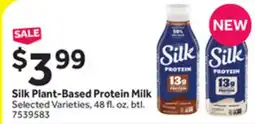 Stop&Shop Silk Plant-Based Protein Milk offer