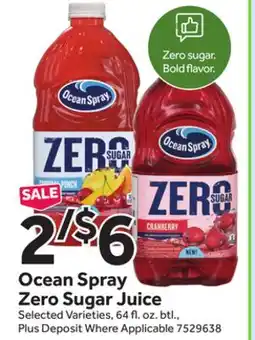 Stop&Shop Ocean Spray Zero Sugar Juice offer