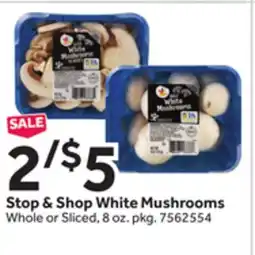 Stop&Shop Stop & Shop White Mushrooms offer