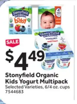 Stop&Shop Stonyfield Organic Kids Yogurt Multipack offer