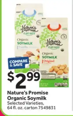 Stop&Shop Nature's Promise Organic Soymilk offer
