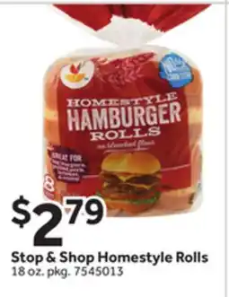 Stop&Shop Stop & Shop Homestyle Rolls offer