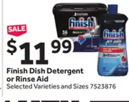 Stop&Shop Finish Dish Detergent or Rinse Aid offer