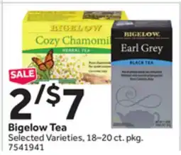 Stop&Shop Bigelow Tea offer