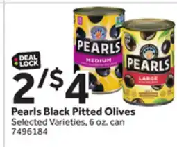Stop&Shop Pearls Black Pitted Olives offer