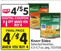 Stop&Shop Knorr Sides offer