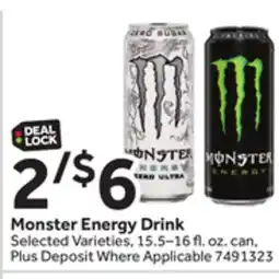 Stop&Shop Monster Energy Drink offer