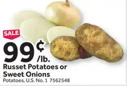 Stop&Shop Russet Potatoes or Sweet Onions offer