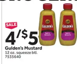 Stop&Shop Gulden's Mustard offer