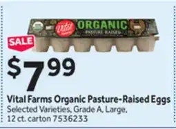Stop&Shop Vital Farms Organic Pasture-Raised Eggs offer