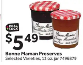 Stop&Shop Bonne Maman Preserves offer