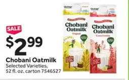 Stop&Shop Chobani Oatmilk offer