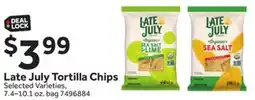 Stop&Shop Late July Tortilla Chips offer