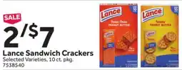 Stop&Shop Lance Sandwich Crackers offer