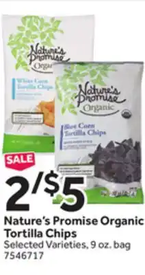 Stop&Shop Nature's Promise Organic Tortilla Chips offer