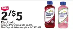 Stop&Shop Electrolit offer