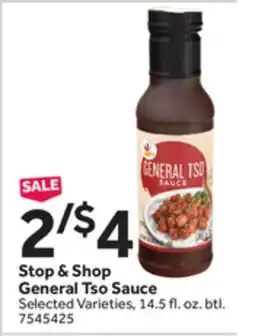Stop&Shop Stop & Shop General Tso Sauce offer