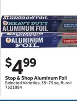 Stop&Shop Stop & Shop Aluminum Foil offer