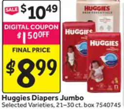 Stop&Shop Huggies Diapers offer