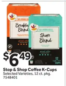 Stop&Shop Stop & Shop Coffee K-Cups offer