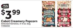 Stop&Shop Cabot Creamery Popcorn offer