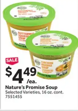 Stop&Shop Nature's Promise Soup offer