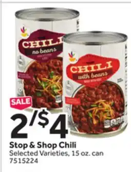 Stop&Shop Stop & Shop Chili offer