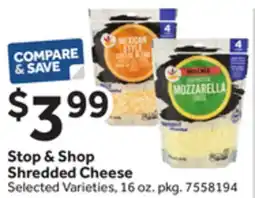Stop&Shop Stop & Shop Shredded Cheese offer