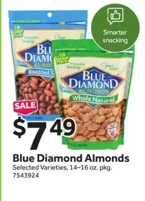 Stop&Shop Blue Diamond Almonds offer