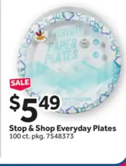 Stop&Shop Stop & Shop Everyday Plates offer