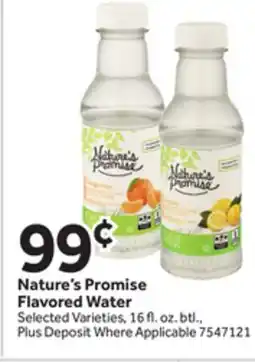 Stop&Shop Nature's Promise Flavored Water offer